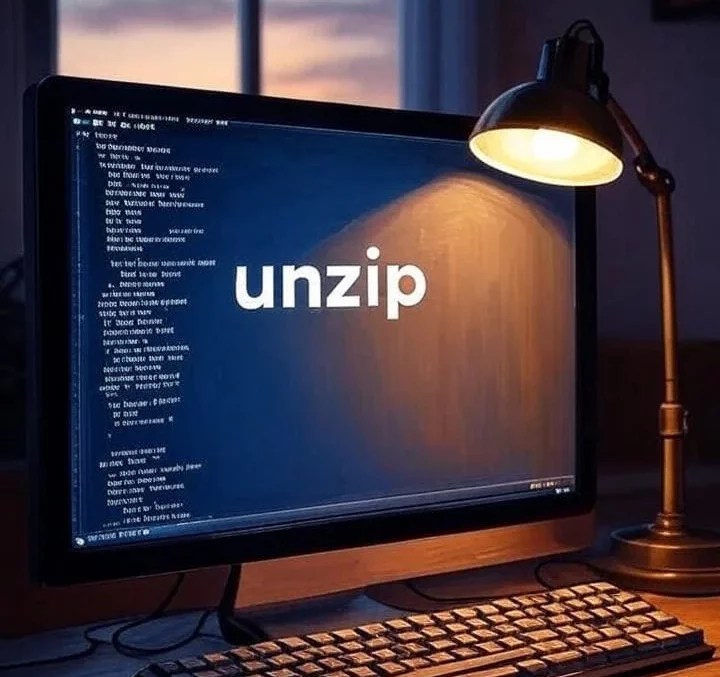 شرح أمر unzip في لينيكس وطرق استخدامه