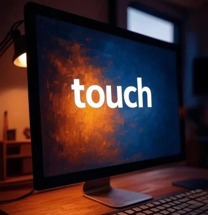 أمر touch لإدارة الملفات