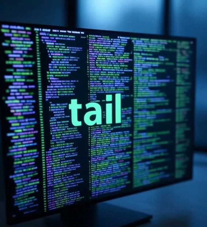 شرح أمر tail في لينيكس وطرق استخدامه