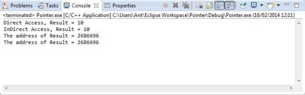 C Programming Pointer Tutorial Eclipse
