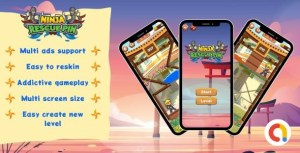 Ninja Rescue Pin - Android Unity Puzzle Pull Pin - Multiple Ads Support