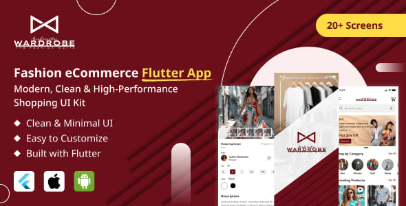 Infinity Wardrobe - eCommerce Flutter App UI Kit