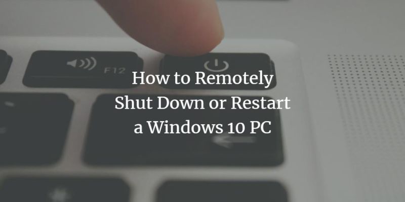 How To Remotely Shutdown Or Restart A Windows Computer Coderog Software - Vintage Background Collection - 4K Quality
