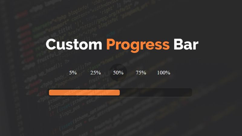 Create Progress Bar In Html at Marlene Phipps blog