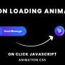 Beautiful Button Loading Animation On Click Using HTML, CSS & JS.