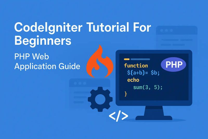 Codeigniter Tutorial For Beginners Elevenstech Web Tutorials - Creative High Resolution Dark Designs | Free Download