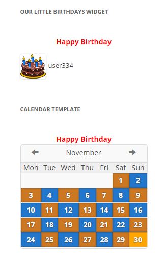 Need to add slideshows, lightboxes, . WordPress Birthdays Widget Plugin | Codescar