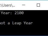C Program To Check The Leap Year