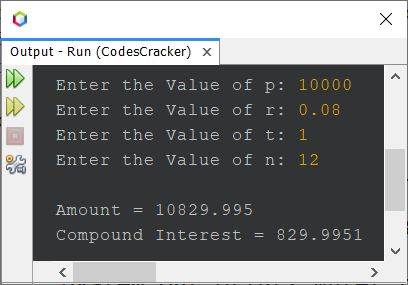 Image Result For Java Program To Calculate Compound Interest Methods