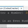 Java Program To Check Odd Or Even Number
