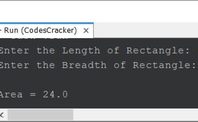 Java Program To Calculate Area And Perimeter Of A Rectangle