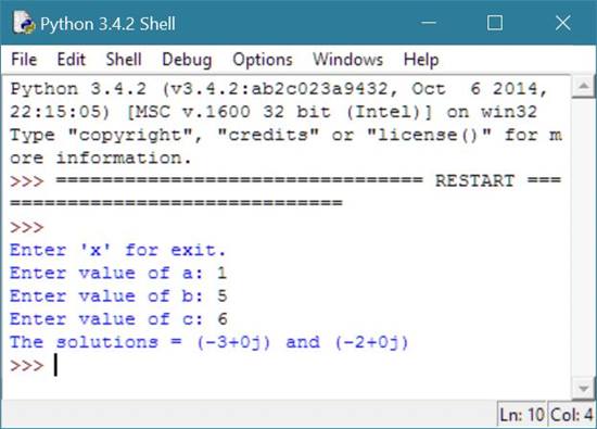 Python Program To Solve Quadratic Equation Python Programs - Best Colorful Illustrations in High Resolution