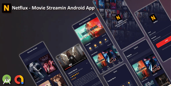 Netflux - Movie Streaming Android App