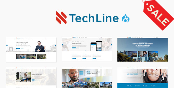 TechLine - Technology Modern Theme