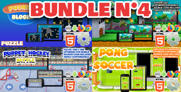 Bundle N°4 ( 04 games | CAPX and HTML5 )