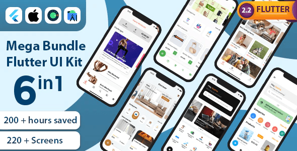 Mega Bundle Flutter UI Kit