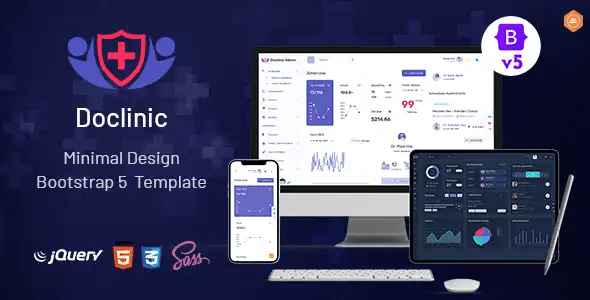 Doclinic - Medical Responsive Bootstrap Admin Dashboard