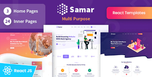 Samar - Creative Agency React Template