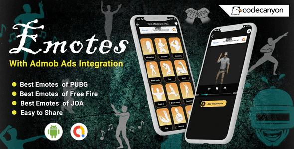 Android FFiMotes - emotes and dances (Pubg, Free Fire, JOA) (V_2)(Android 12 Supported)