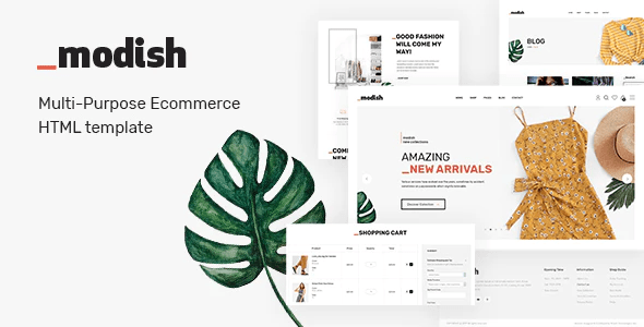 Modish - Modern & Multipurpose Fashion Store HTML Template