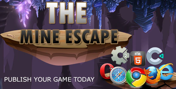 The Mine Escape - HTML5 Construct 2 and Construct 3