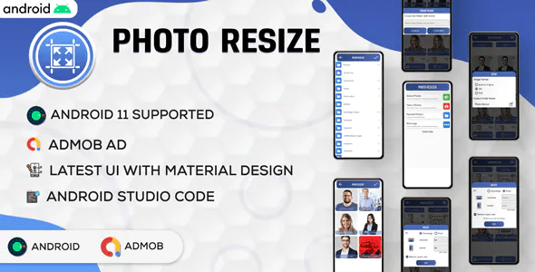Photo Resizer - Image Compressor - Android Full App Code - Admob Ads V2.0