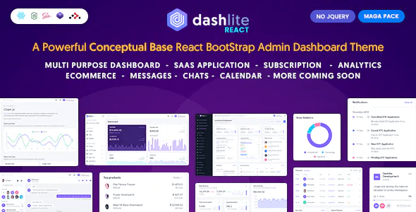DashLite - React Admin Dashboard Template