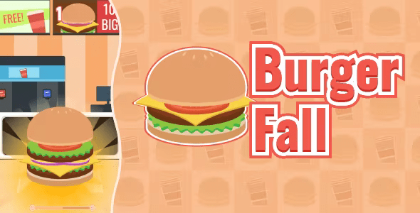 Burger Fall - HTML5 Game - Contruct 3