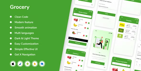 Grocery store app - Flutter support 2.8.1