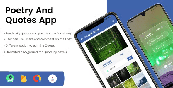 Quoter - Android Social Quotes/Poetry/Text App