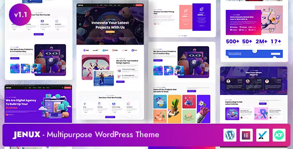 Jenux - Responsive Multipurpose Elementor WordPress Theme