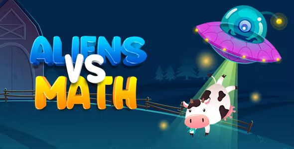 Aliens Vs Math - HTML5 Game (Construct 3)