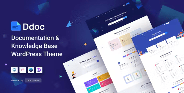 DDoc - Documentation WordPress Theme