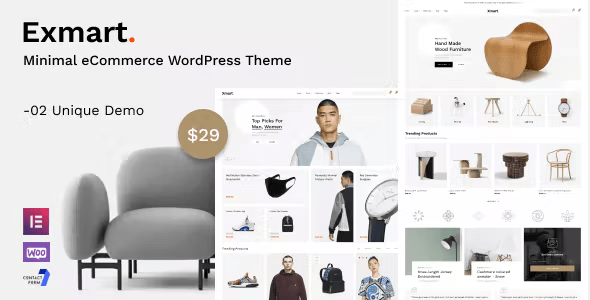 Exmart - Minimal eCommerce WordPress Theme