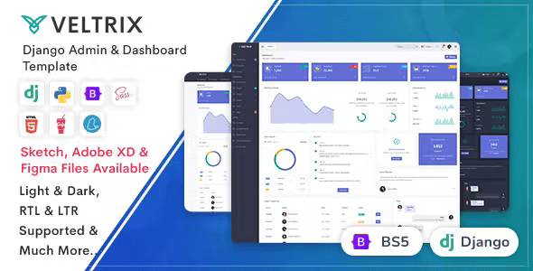 Veltrix - Django Admin & Dashboard Template