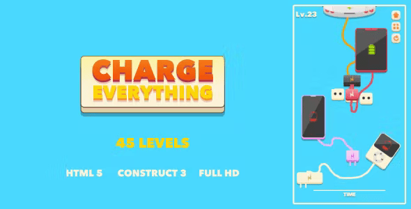 Charge Everything - HTML5 Game (Construct3)