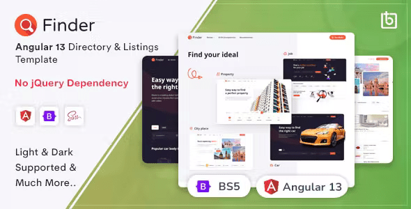 Finder - Angular 16 Directory & Listings Template