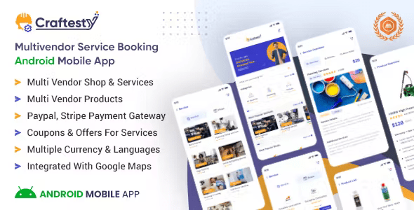 Craftesty - Service Booking Android App
