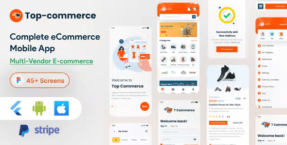 TopCommerce - Multivendor eCommerce Flutter App
