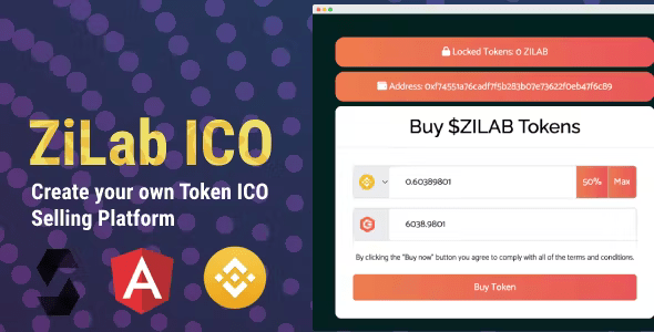 ZiLab - ICO Crypto Token Selling System