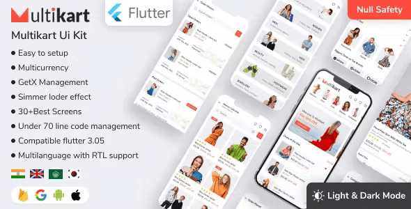 Multikart - Fashion flutter ui kit