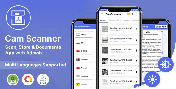 Cam Scanner - Scan, Store & Documents App with Admob