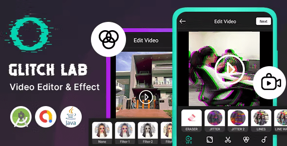 Glitch Lab - Video Editor & Effects with Admob Ads