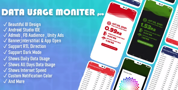 Data Usage Monitor Pro - with amazing UI