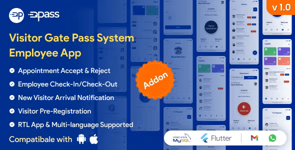 QuickPass - Visitor Gate Pass System Employee App