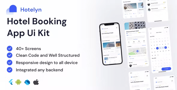 Hotelyn - Flutter Hotel Booking App Ui Kit