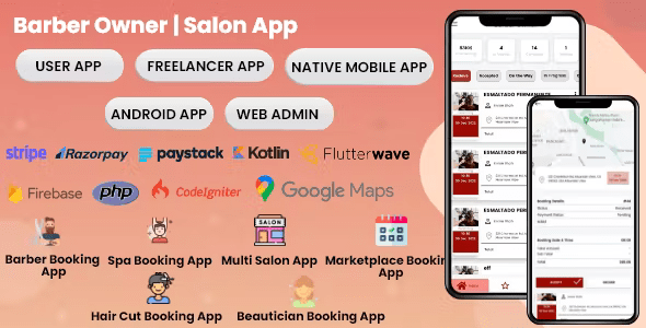 Kotlin Barber Shop Owner Android App