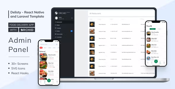 Mesio - Food Delivery App with Laravel Orchid Admin Panel - CLI 0.70.6