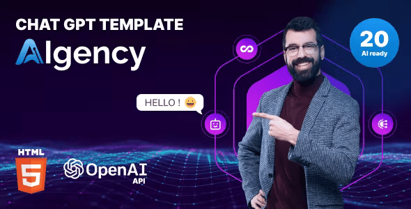 AI Chat GPT OpenAI - AIgency - SAAS and HTML 5 version