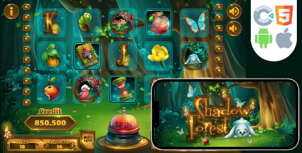 Forest Slot Game - HTML5,Construct3